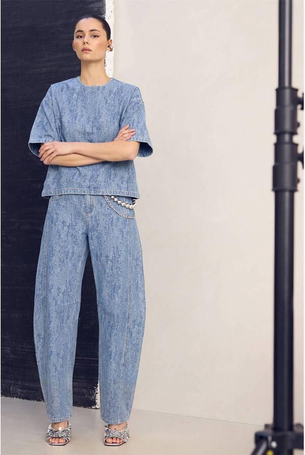 Shoeby high waist barrel jeans medium blue - Foto 2