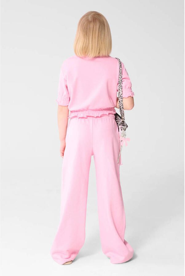 Shoeby high waist casual broek roze - Foto 3