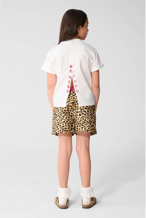 Shoeby high waist casual short met panterprint bruin - Foto 3