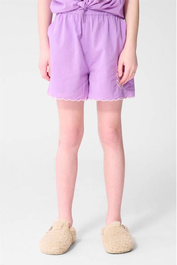 Shoeby high waist casual short paars