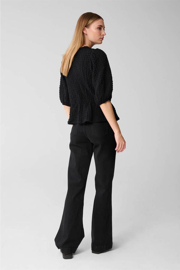Shoeby high waist flared jeans black denim - Foto 3