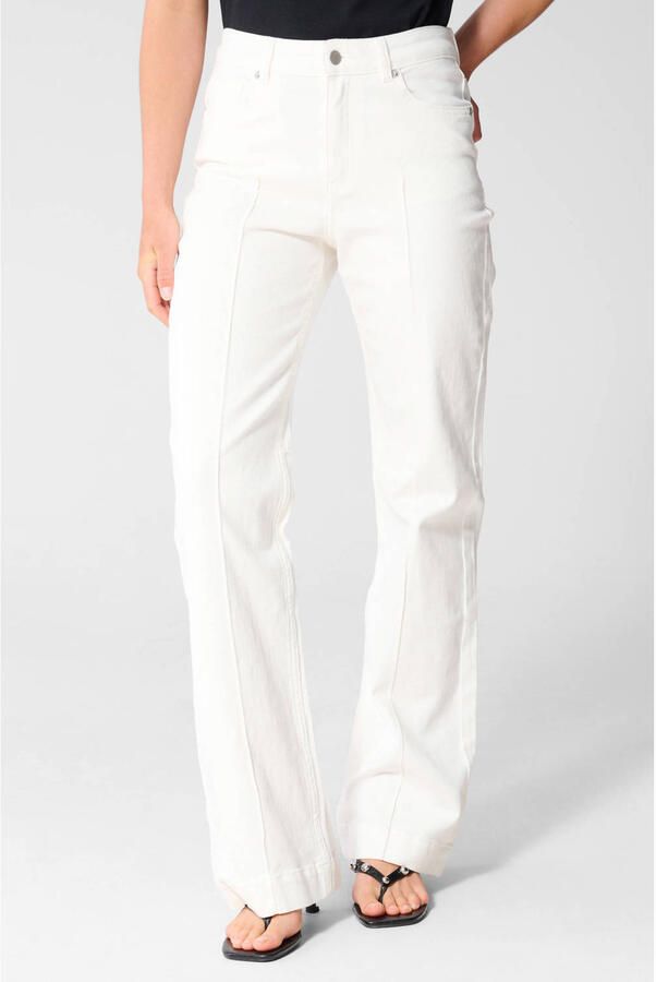 Shoeby high waist flared jeans ecru - Foto 3