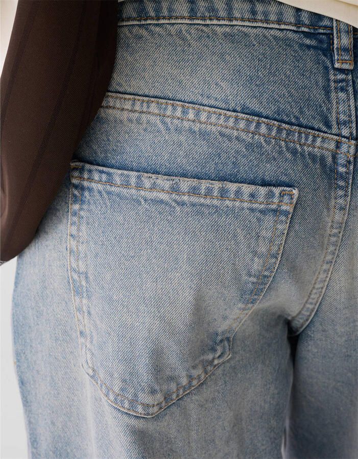 Shoeby high waist wide leg jeans medium blue denim - Foto 2