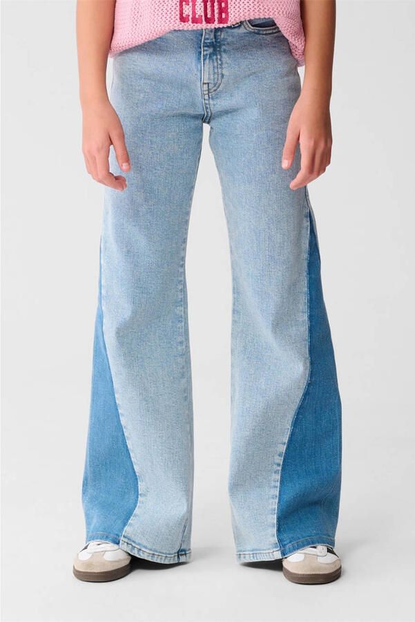 Shoeby high waist wide leg jeans wide leg jeans light blue denim