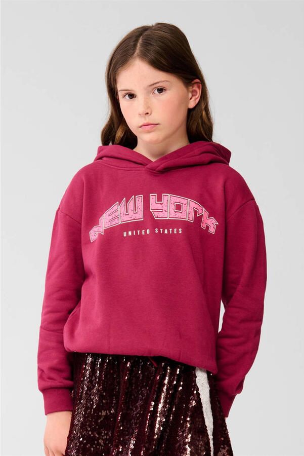 Shoeby hoodie donkerrood