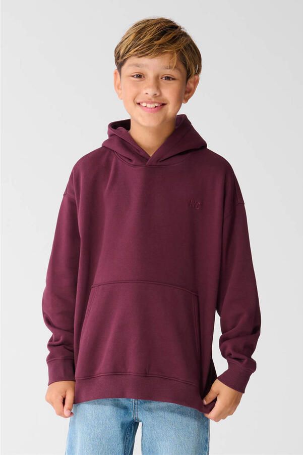 Shoeby hoodie donkerrood
