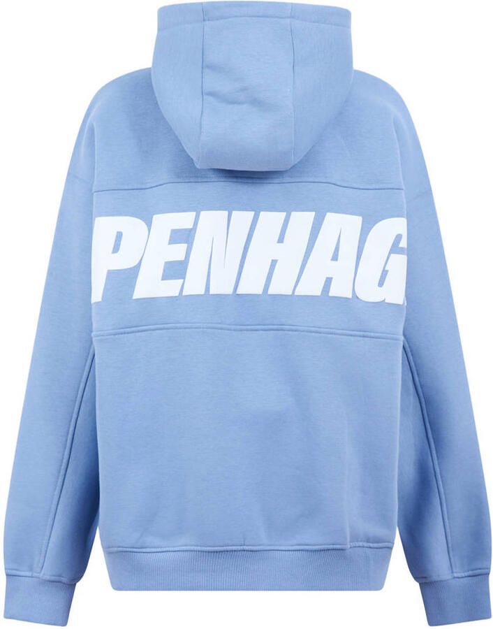 Shoeby hoodie met backprint blauw - Foto 2