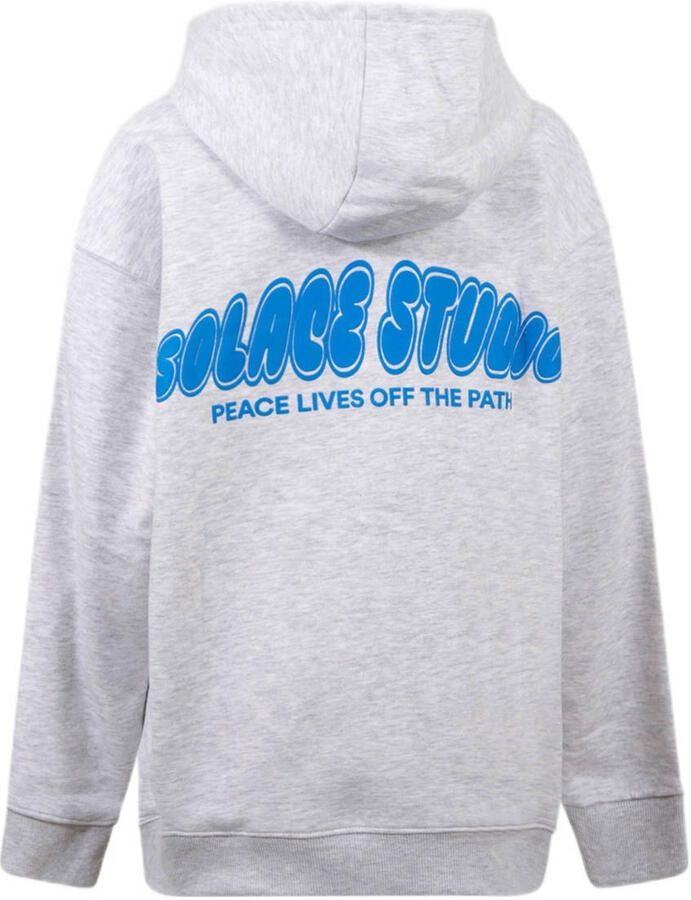 Shoeby hoodie met backprint grijs melange - Foto 2