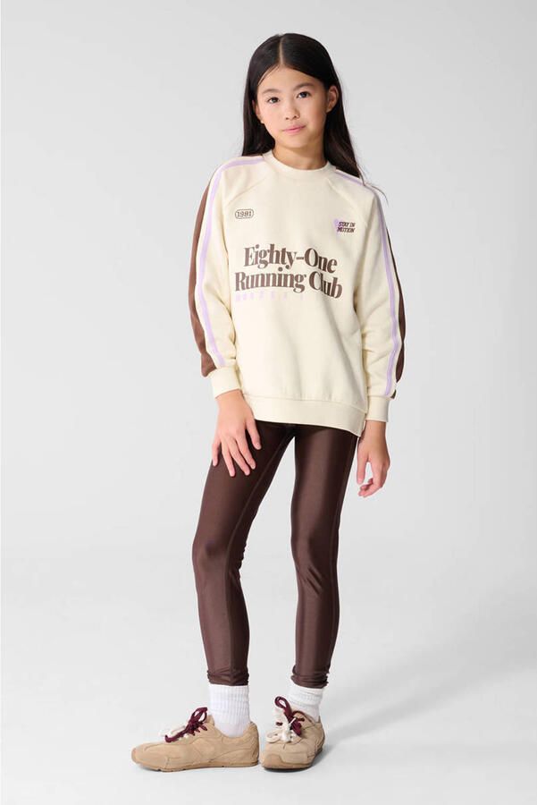 Shoeby sweater met tekst ecru - Foto 3