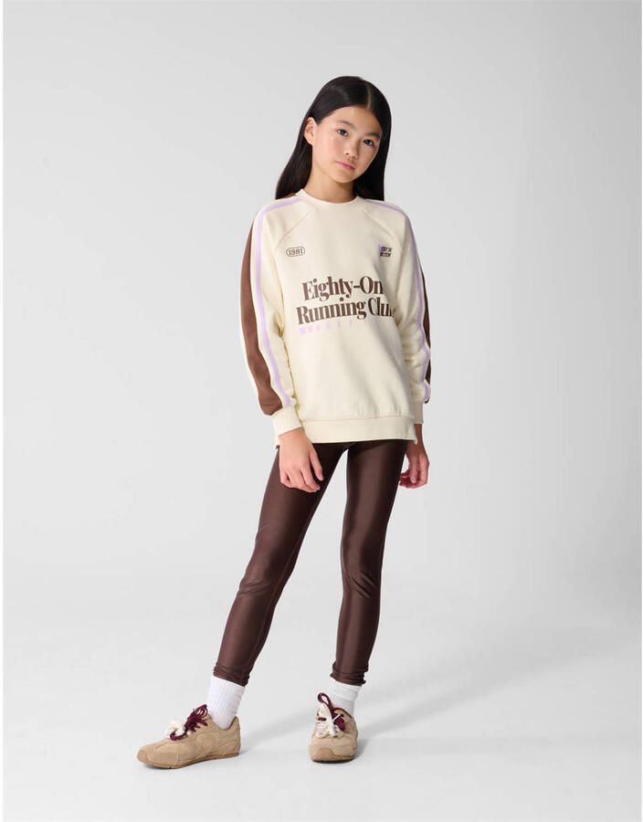 Shoeby imitatieleren skinny legging donkerbruin - Foto 2