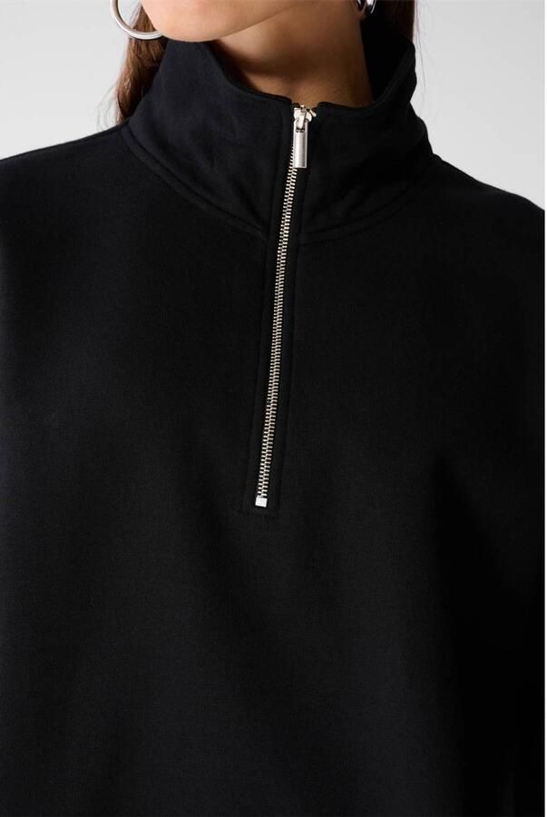 Shoeby katoenen sweater zwart - Foto 3