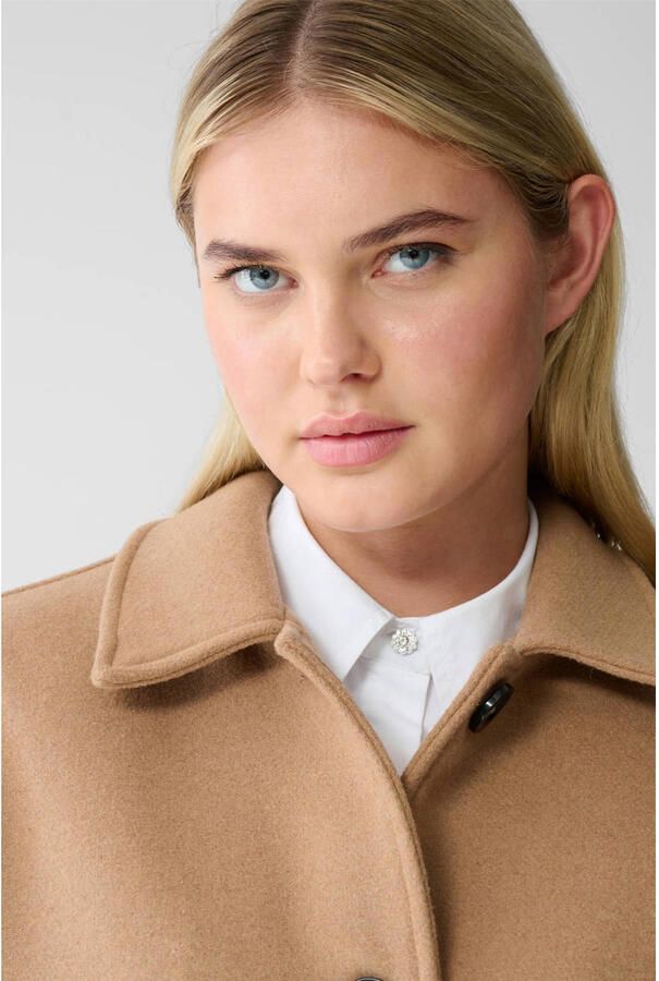 Shoeby korte mantel camel - Foto 3