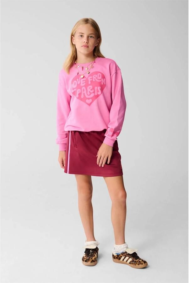 Shoeby korte rok donkerrood - Foto 1