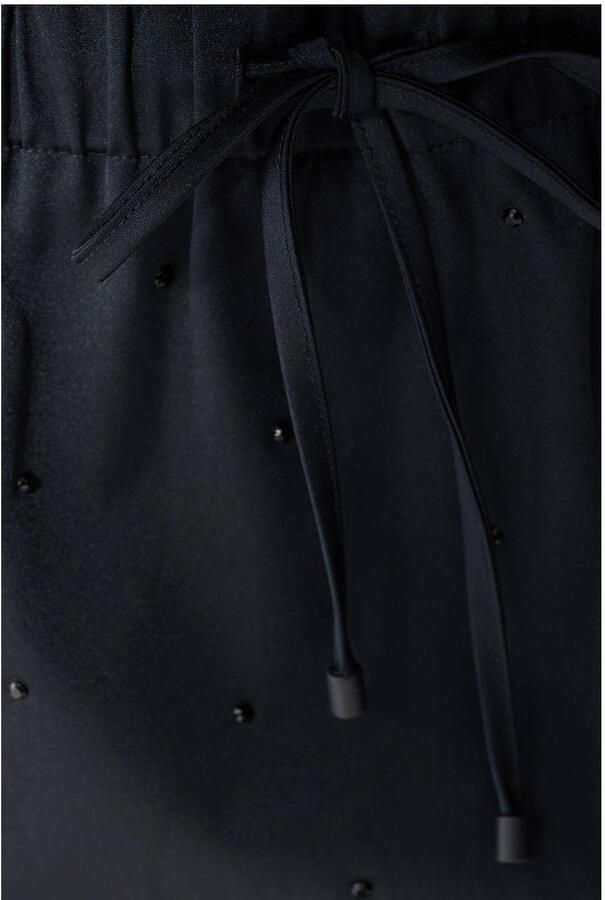 Shoeby korte rok met studs donkerblauw - Foto 3