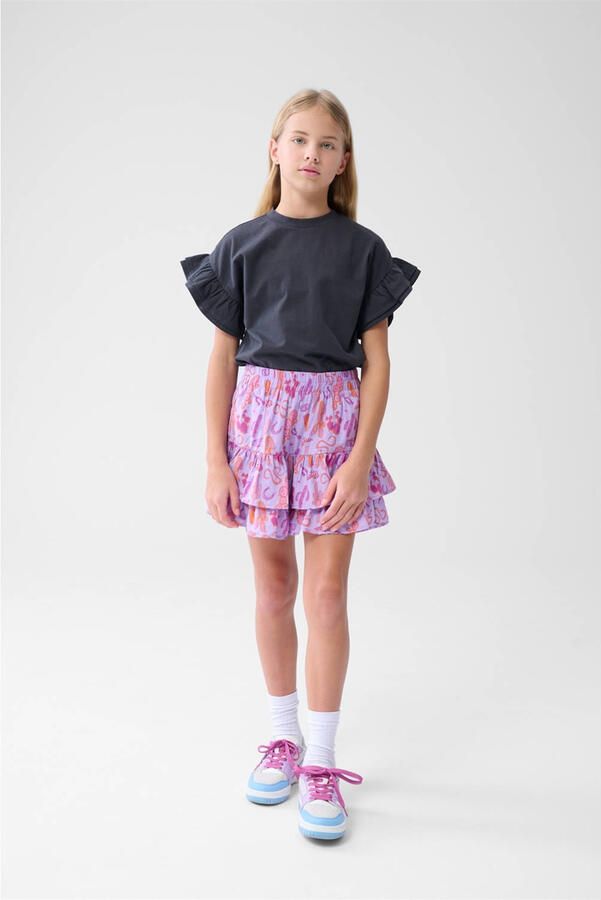 Shoeby korte rok paars - Foto 3
