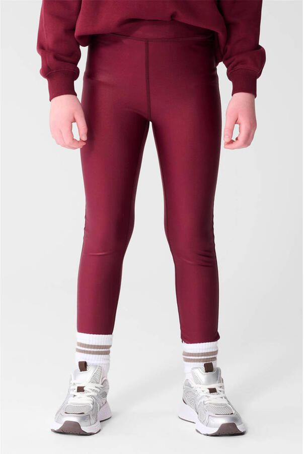 Shoeby legging donkerrood