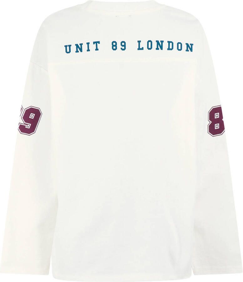 Shoeby longsleeve met backprint ecru - Foto 2
