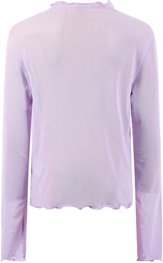 Shoeby longsleeve met ruches paars - Foto 2