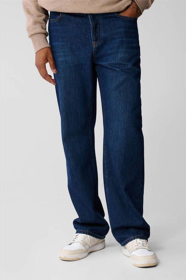 Shoeby loose fit jeans L32 donkerblauw