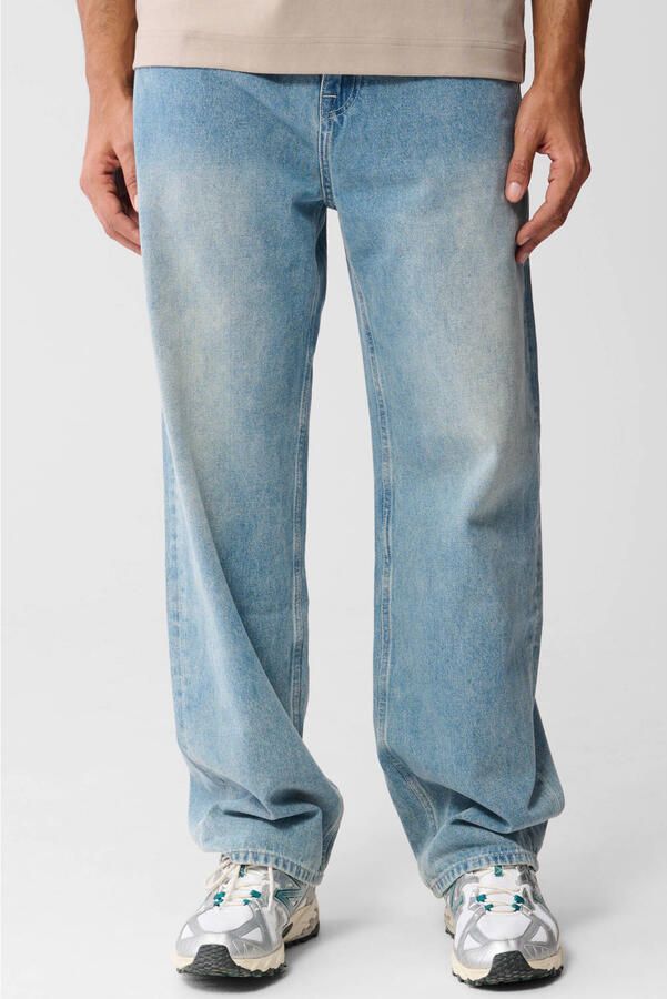 Shoeby loose fit baggy jeans L32 mediumstone