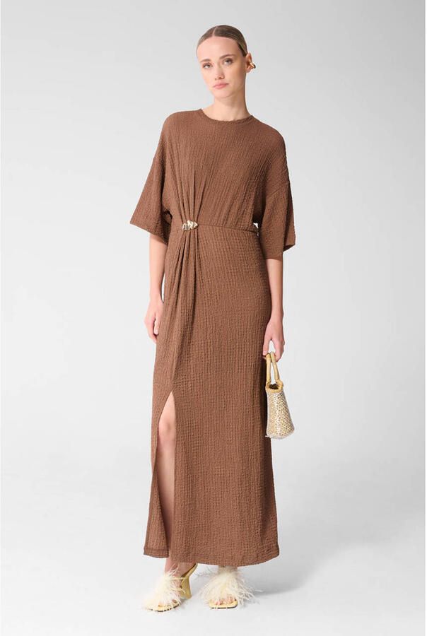 Shoeby maxi jurk bruin