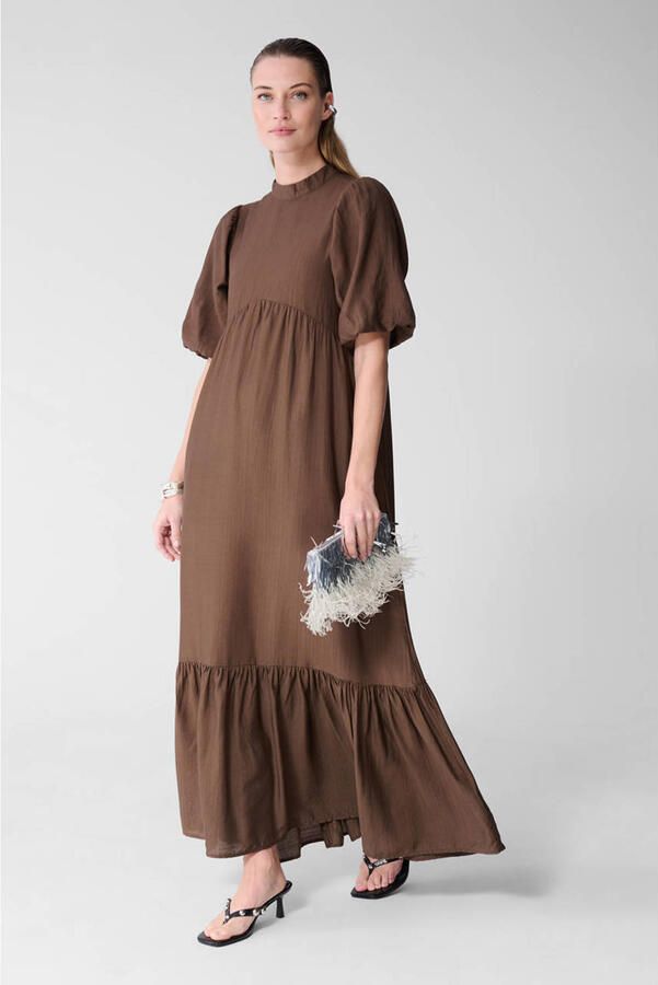 Shoeby maxi jurk bruin - Foto 3