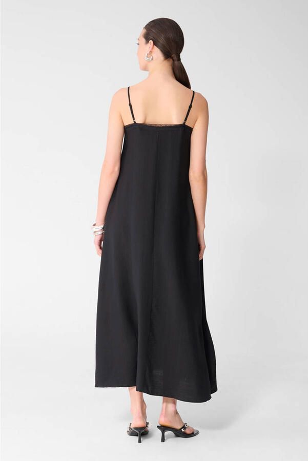 Shoeby maxi jurk zwart - Foto 3