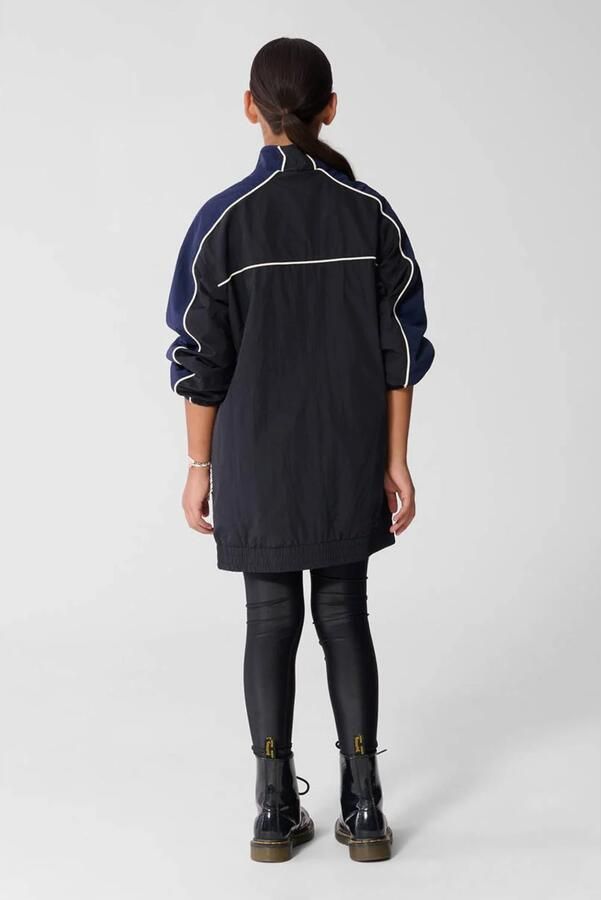 Shoeby midi jurk donkerblauw Meisjes Polyamide Opstaande kraag Meerkleurig - Foto 2