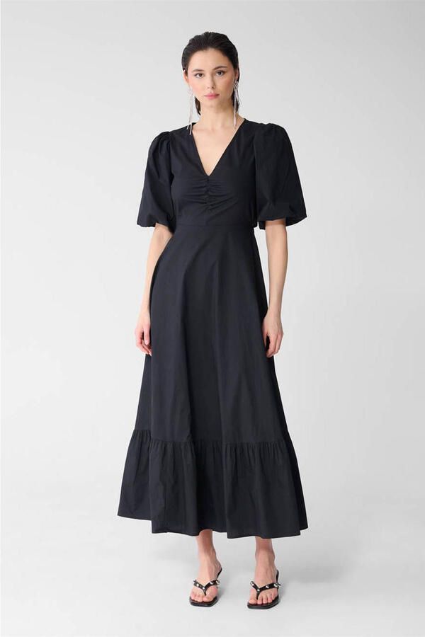 Shoeby midi jurk zwart - Foto 3