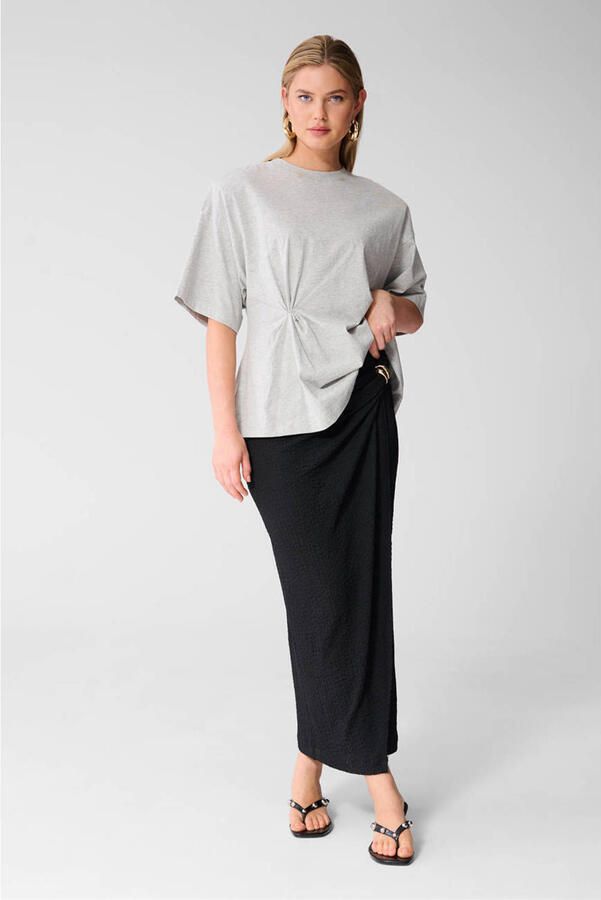 Shoeby midi rok zwart - Foto 3