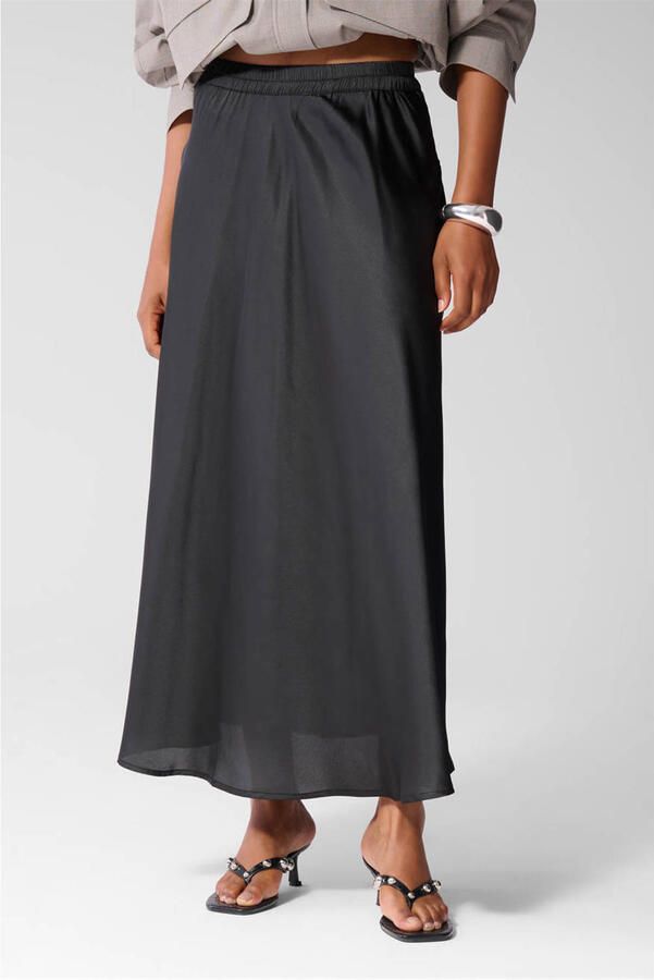Shoeby midi rok zwart