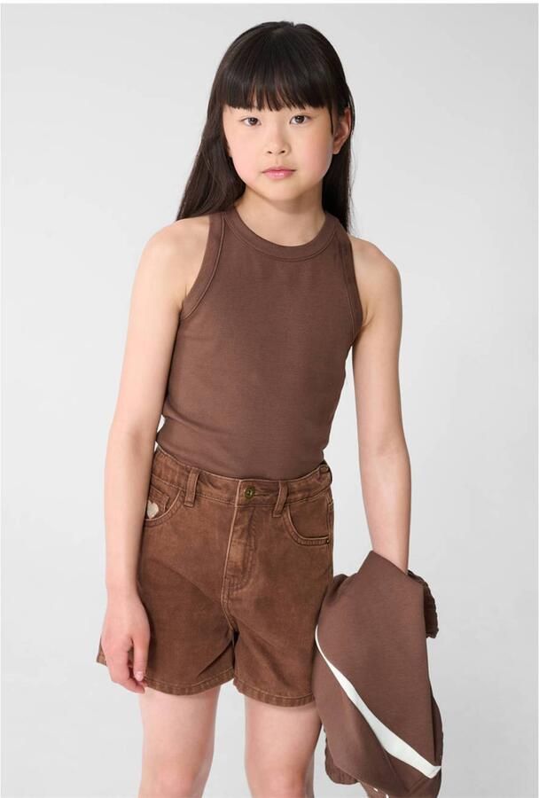 Shoeby mouwloze top bruin - Foto 2