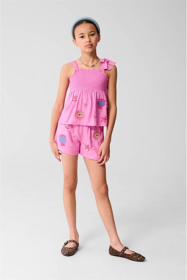 Shoeby mouwloze top roze - Foto 2