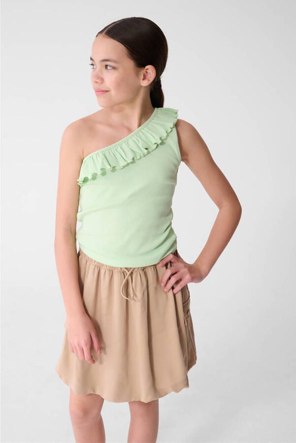Shoeby one shoulder top groen
