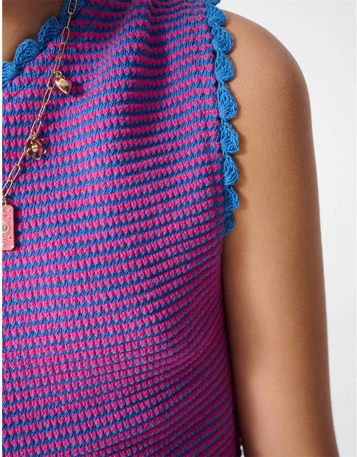 Shoeby one shoulder top paars - Foto 3