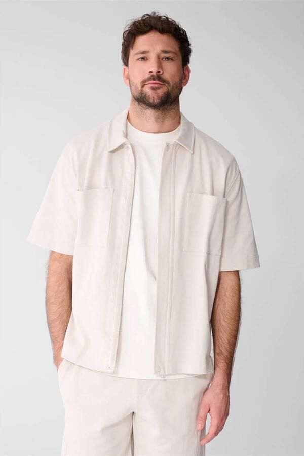 Shoeby overshirt lichtgrijs