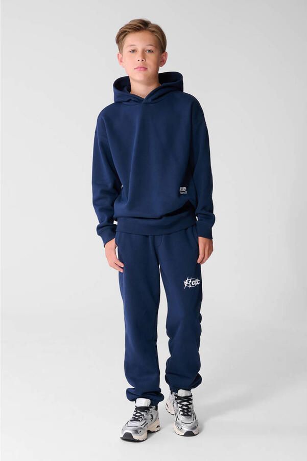 Shoeby oversized hoodie donkerblauw - Foto 3