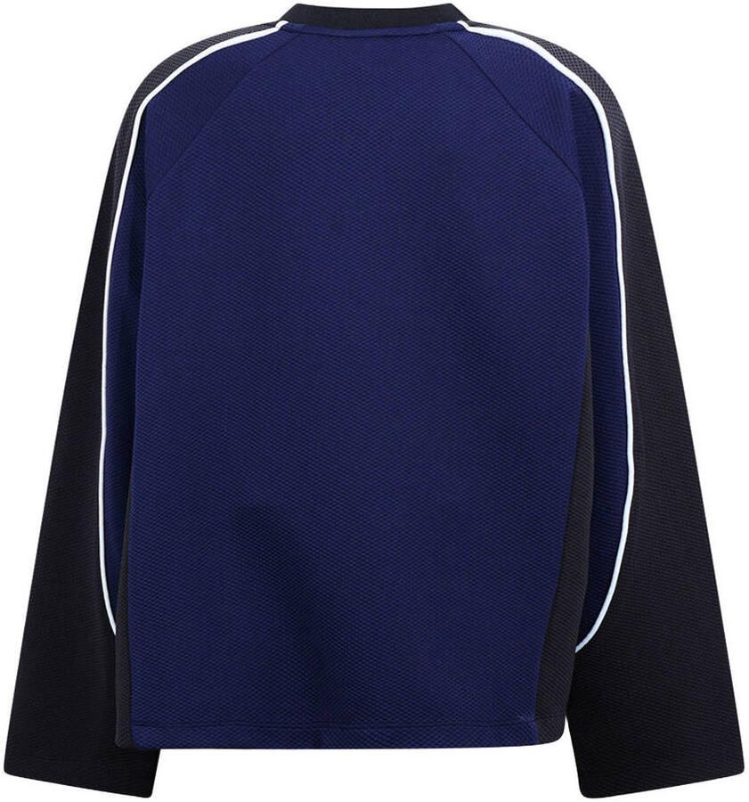 Shoeby oversized longsleeve met tekst donkerblauw - Foto 2