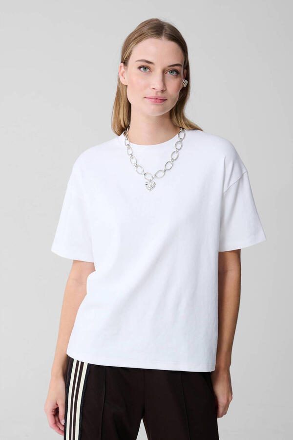 Shoeby oversized T-shirt wit - Foto 2