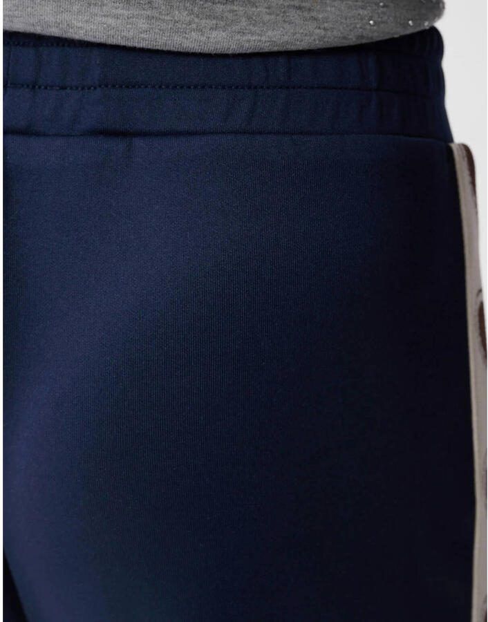 Shoeby pantalon met hartjes donkerblauw - Foto 2