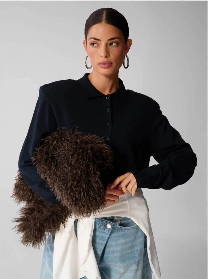 Shoeby pullover donkerblauw