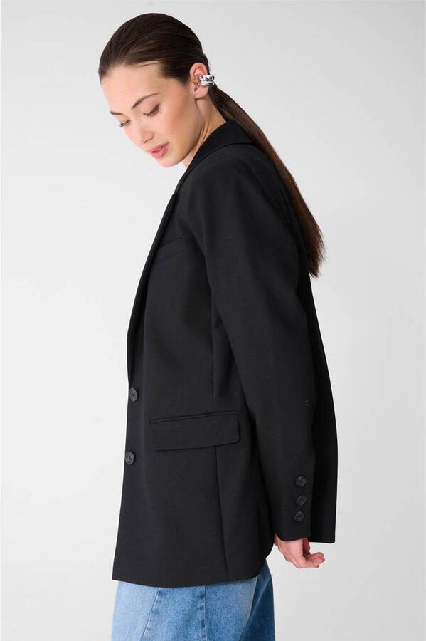 Shoeby regular blazer zwart - Foto 3
