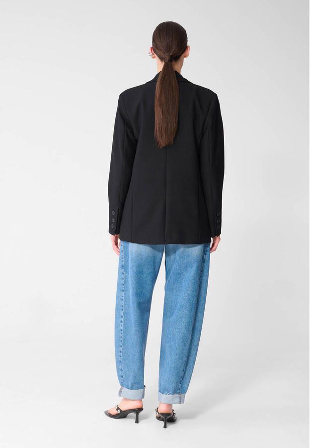 Shoeby relaxed fit blazer zwart - Foto 3