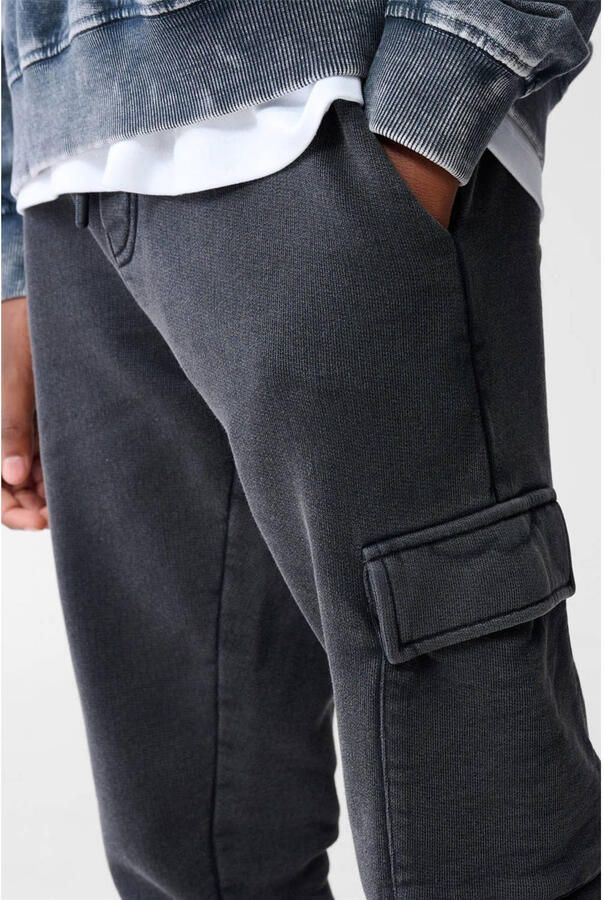 Shoeby regular cargo broek antraciet - Foto 2