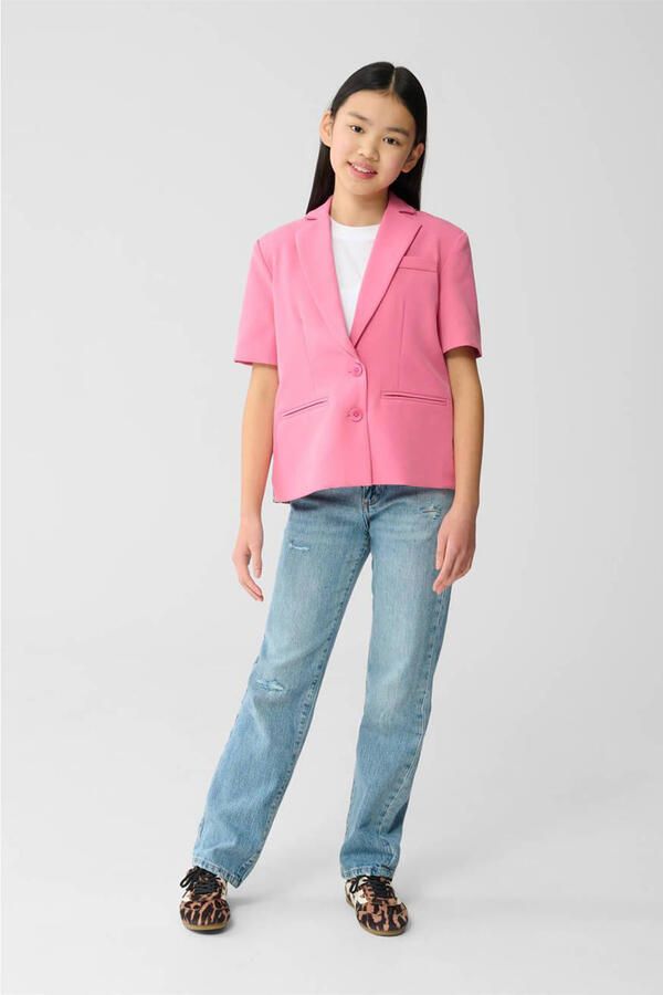 Shoeby regular fit blazer met panterprint multi - Foto 3