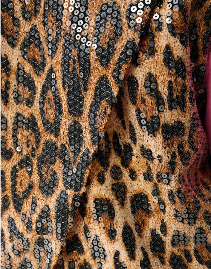 Shoeby regular fit blazer met panterprint multi - Foto 2