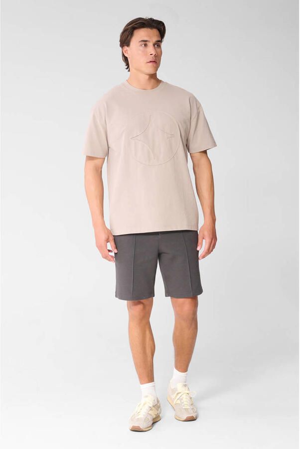 Shoeby regular fit casual short donkergrijs - Foto 3