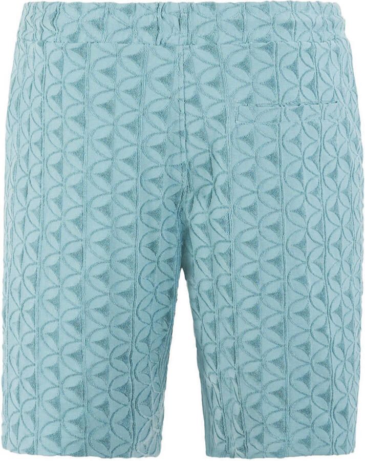 Shoeby regular fit casual short met print donkergroen - Foto 2