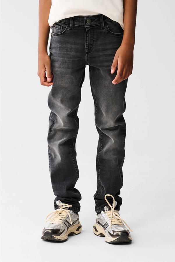 Shoeby regular fit jeans black denim Zwart Effen 110