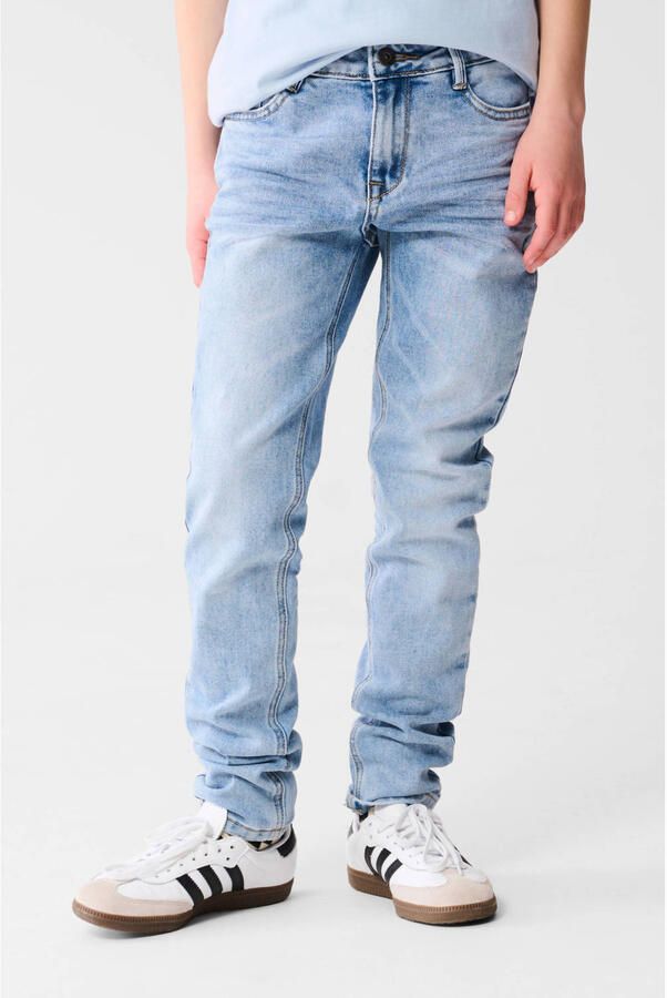Shoeby regular fit jeans light blue Blauw Jongens Denim Effen 128